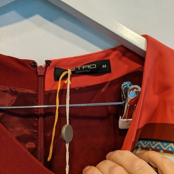 ETRO multicolor dress 8(44) IT BNWT - Picture 6 of 10